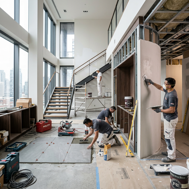 أعمال تشطيبات